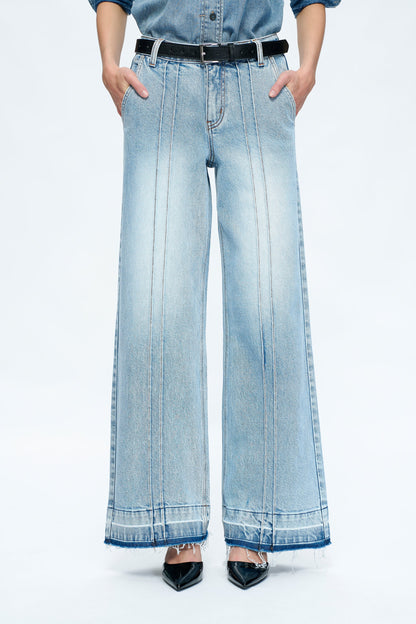 Bayeas Jeremy Wide Leg Denim Jeans