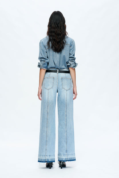 Bayeas Jeremy Wide Leg Denim Jeans
